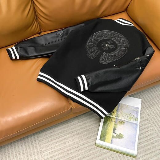 Kroxin 25 new autumn and winter style metal embroidered baseball jacket for couples Picture 1 Picture 1 M