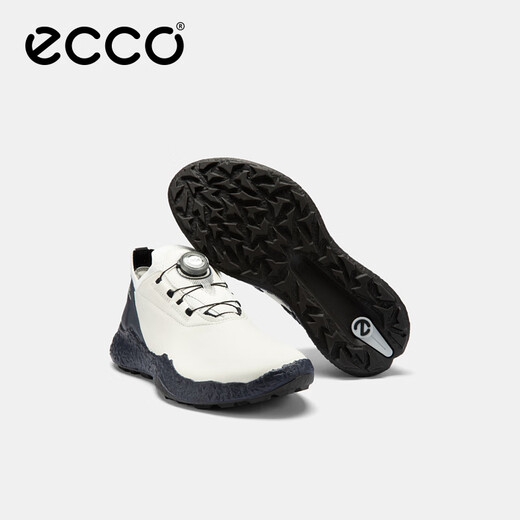 ECCO BIOM H5 comfortable and stable internationally renowned golf shoes for men Jianbu 138054 white/ocean blue 42