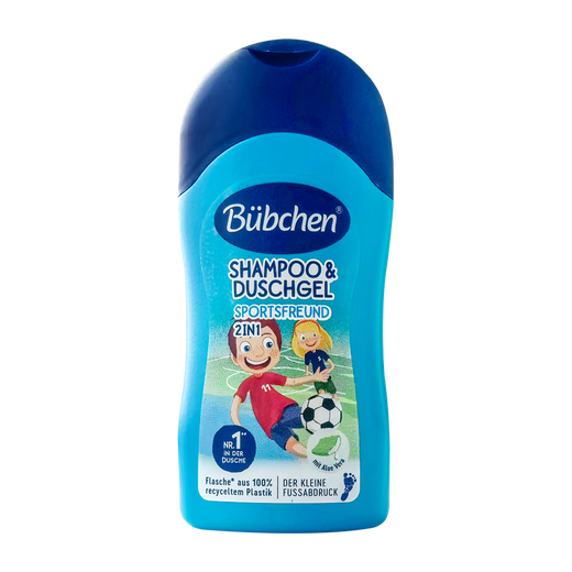 German Bubchen shampoo and shower gel two-in-one baby 50ml convenient sports boy