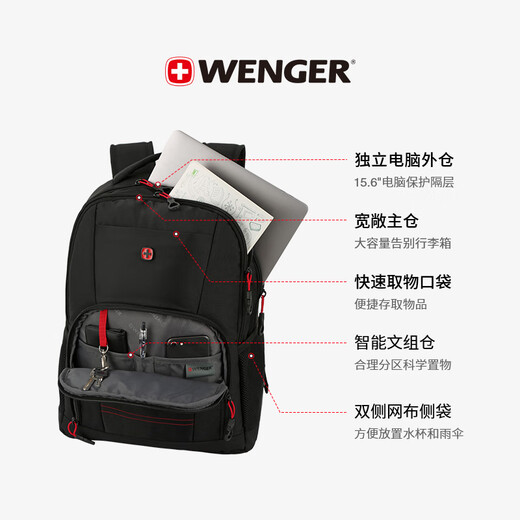 Wego Swiss Army Knife 15.6-inch laptop bag business backpack for business trip