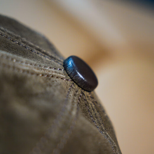 Aolu (AOLU) middle-aged and elderly pumpkin hat European and American octagonal painter hat men and women cowhide outdoor street versatile British style beret coffee color-XL size (57-58cm)