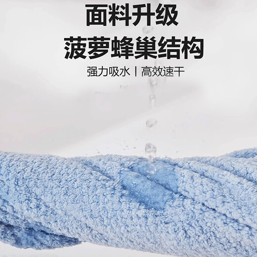 Hippidog Pet Bath Towel Dog Wearable Towel Extra Large Super Absorbent Thickened Quick Drying Bath Towel for Small Dogs and Puppies Bondi Blue 1 Piece 3XL - Chest 96cm Back Length 82cm Height 72cm