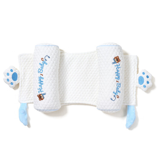 Beichuzhong Xiaomi shaped pillow for babies 0-6 months old, round-headed newborn baby corrective head shape pillow, anti-biased head baby pillow, Baby Bear 10A mother-infant grade antibacterial and anti-mite, Xiaomi in season丨pull and adjust丨full pillow removable and washable