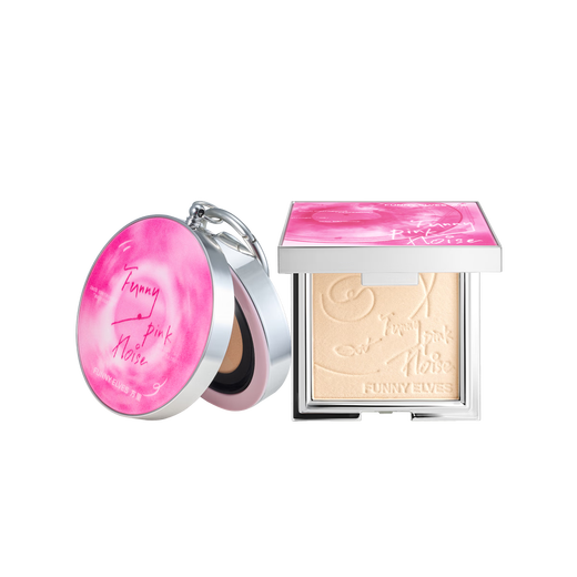 FUNNY ELVES iron powder limited set powder cake NU20 12g + air cushion 12g F01