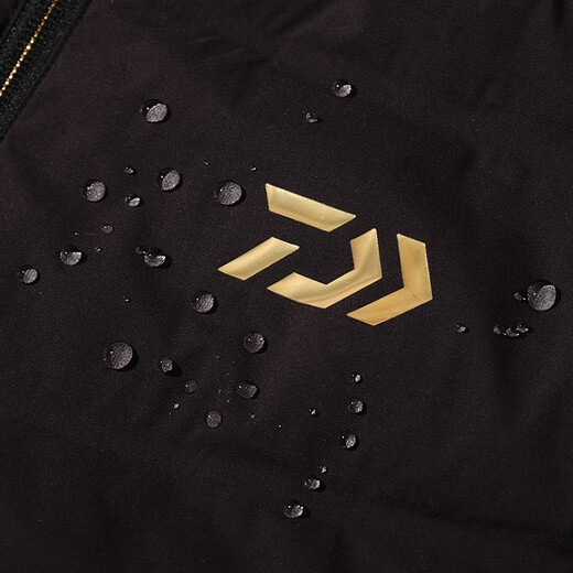DAIWA 25 Autumn and Winter DP-2125T/DJ-2025T Tuluman Warm Jacket Windproof and Coldproof Fishing Jacket/Trousers DJ-2125T Windproof Jacket-Black L