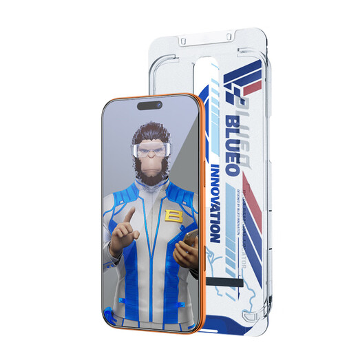 Mr. Blue Monkey is suitable for Apple 17Promax/16promax tempered film iphone17promax mobile phone film AR anti-reflection and anti-reflection HD dust-free warehouse mobile phone protective film