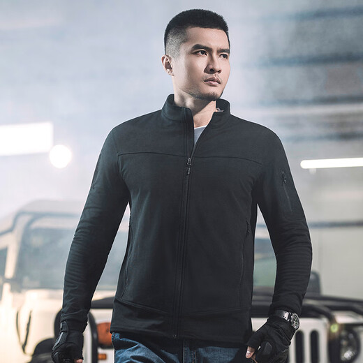 
Dragon Tooth (Dragon Tooth) three-generation fantasy blade lightweight fleece jacket men's outdoor casual sports function cardigan jacket jacket autumn and winter extreme night black L 180/100A 156-171Jin [Jin equals 0.5 kg]