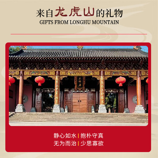 Longhu Mountain Mountain Ghost Money Necklace Men's Pendant Genuine Copper Coin Peaceful Buckle Cinnabar Taoist Transport Year of the Life Jewelry Pendant