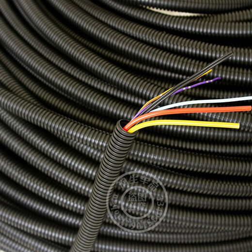 
Guoji Automobile Wire Harness Flame Retardant Corrugated Hose Engine Line Wire Heat Insulation High Temperature Wire Pipe Vehicle 12529mm34 Points 5 Flame Retardant Opening Type 5 meters