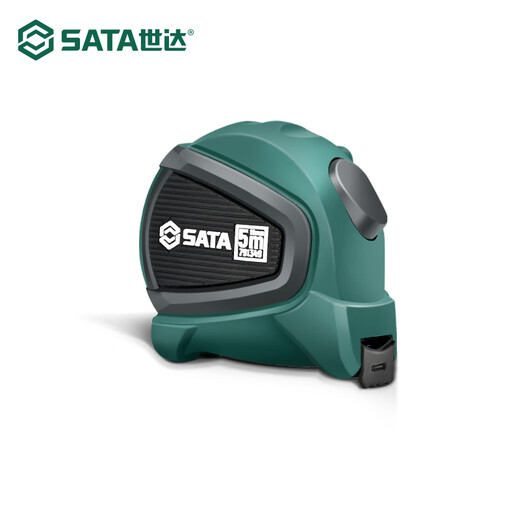 SATA rubber-coated anti-fall series self-locking steel tape measure 2 meters 3.5 meters 5 meters 7.5 meters 10 meters optional 791348 steel tape measure 3.5Mx16MM