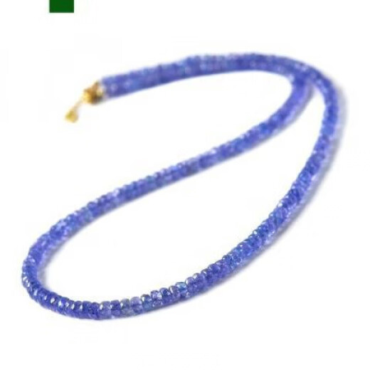 Knock on Love Tanzanite Necklace Blue Purple Sapphire Bead Bracelet Couple Crystal Bracelet Bare Stone Clavicle Chain Neck Purple Tanzanite Necklace Sapphire Bead Bracelet