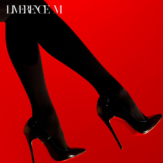 Lai Mi Hot Love 2025 stockings with crotch, silky leg warmers, thickened autumn and winter stockings, black 180D1 pair M