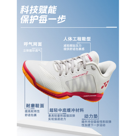 YONEX (Yonex) badminton shoes wrapped in super shock-absorbing professional badminton shoes CFZ3 official authentic black mint SHBCFZ3L new color recommended freshman 16 230 37 size is too small, need to take a larger size