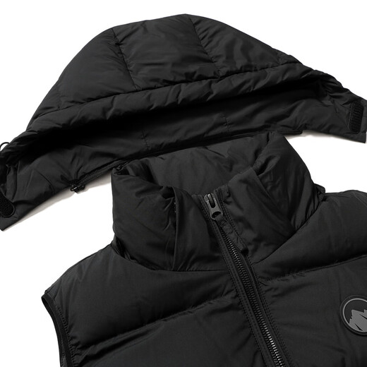 Flying in the snow men's down vest short hooded fashion casual 90 velvet warm and cold-proof sleeveless down jacket for men