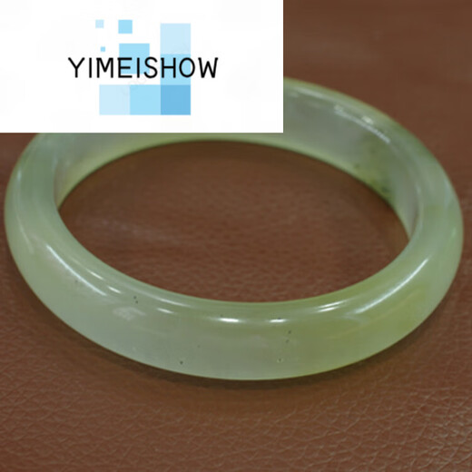 YimeisHOW YimeishoWire quality Xiuyu ice bracelet flat strip jade bracelet ice material clean version jade bracelet bright flat mouth female hand na15054mm