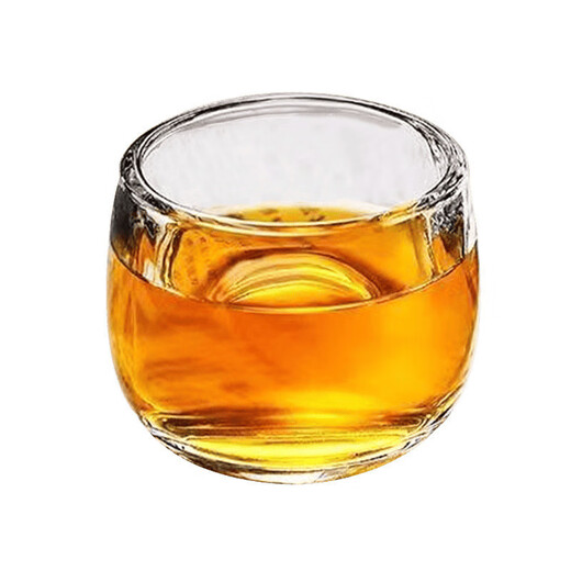Fat Donglai's same quality crystal transparent cup without lid wine cup thickened tea leaf finger cup glass cup household tea cup one regular