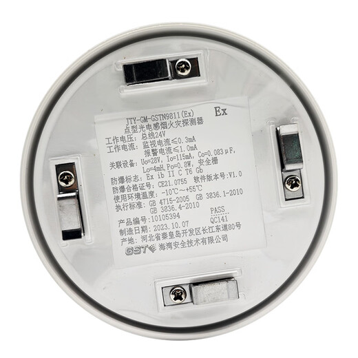 Bay explosion-proof safety point type photoelectric smoke fire detector JTY-GSTN9811Ex base DZ-02Ex smoke detector + base