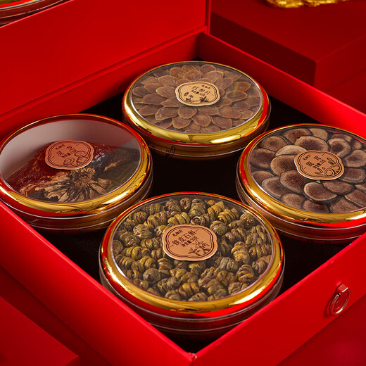 Li Zhi Fang Chunfeng Deyi Ginseng Antler Five Pieces 210g is a gift for leaders in the Year of the Horse limited high-end nourishing holiday gift box
