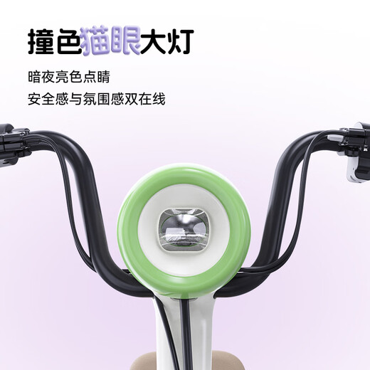 Luyuan Store Pickup Carle 11 New National Standard Electric Bicycle Intelligent Cost-Effective Anti-Flame Retardant Electric Bicycle Adult Commuting Small-sized Electric Bicycle Can Be Licensed Go to the store to choose the color - 48V20A lead-acid