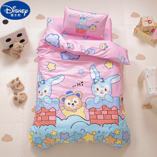 Disney (Disney) Class A Cotton Kindergarten Quilt Three-piece Set for Kindergarten Bedding Six-Piece Baby Bedding Special for Napping Snow White Class A Cotton Autumn and Winter 6-piece Set 3 Jin Jin equals 0.5 kg Soybean Quilt Core + 1.5 Jin Jin equals 0.5 kg