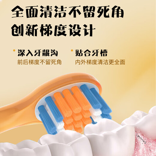 Dr. A adapts usmile smile plus children's electric toothbrush head A10/Q10/Q20/Q3/Q3S/Q1/Q4 universal to care for children's teeth MINI full-effect cleaning 6-pack