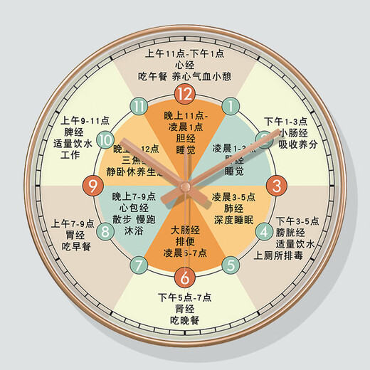 Pengchuang Light Welfare Ziwu Liuzhu Uhr Health Club Wanduhr Moderne Schönheitssalon Automatische Uhr A728 Schwarz [Radiowellenbewegung Automatische Zeit] 8 Zoll (Durchmesser 20 cm)