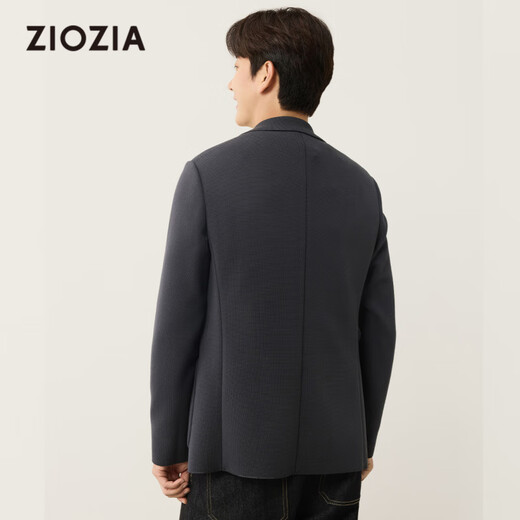 ZIOZIA Comfortable and stylish ZIOZIA commuter men's 25 autumn casual blazer slim suit ZKSE3110F charcoal gray M 170/92A