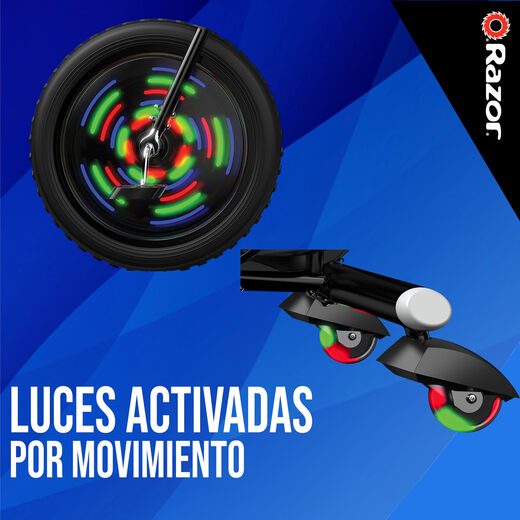 Razor RipRider 360 Trike Rear Wheel Light 3 Wheel Drift 5 Years+ Black