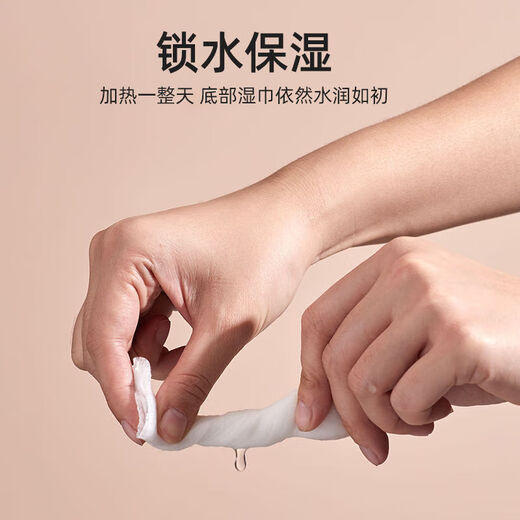 Sanqihu Wet Wipes Heater Rechargeable Smart Baby Wet Wipes Warmer Baby Wet Wipes Thermostat Warm Wet Wipes Milk Yellow - Baby Grade Material Stainless Steel Heating Panel - Adjustable Temperature (USB Cable)