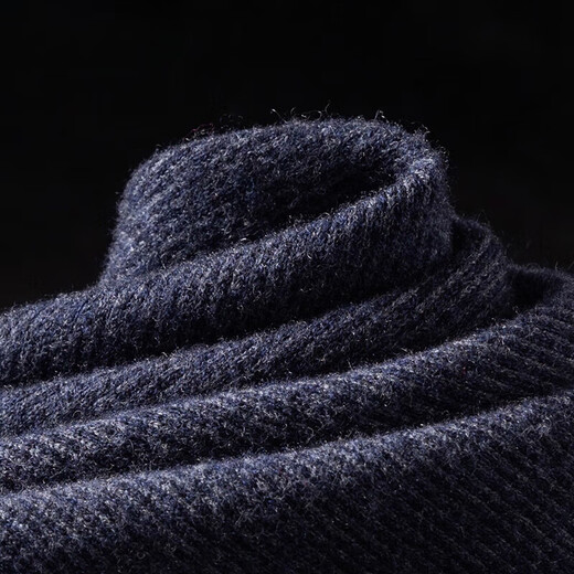 KING DEER Ordos Cashmere Sweater Men's Vest Middle-aged and Elderly Father's V-neck Diagonal Cardigan Real Pocket Vest Black Gray L 175 130-150Jin Jin is equal to 0.5 kg