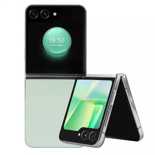 Samsung (SAMSUNG) GalaxyZ Flip5 Full Netcom Samsung Small Folding 5G Compact and Good-looking Photo Inventory Smartphone Galaxy White 8+256GB Chinese Version