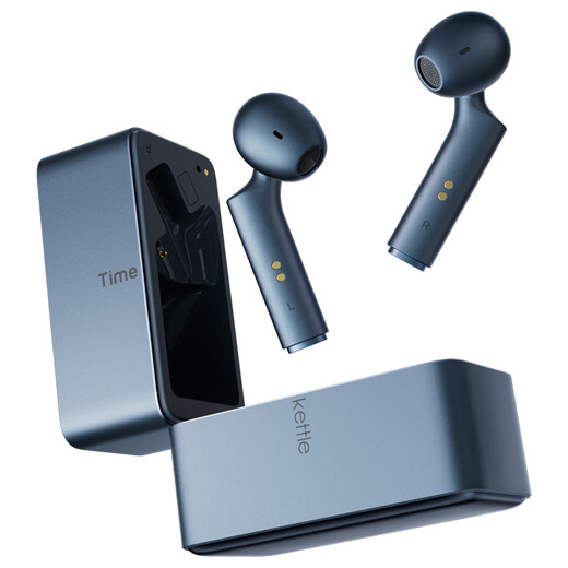 Space-time pot W4 simultaneous translation earphones simultaneous interpretation overseas travel conference translator smart binaural noise reduction translation earphones navy blue navy blue