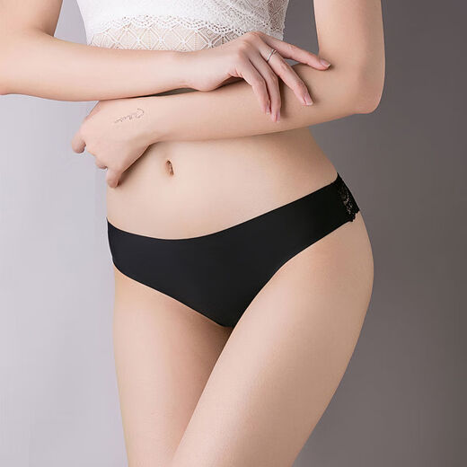 Underwear for girls, pure lust style, summer thin, sexy and hot women's new low-waist lace seamless thong for girls, brown, one size fits all