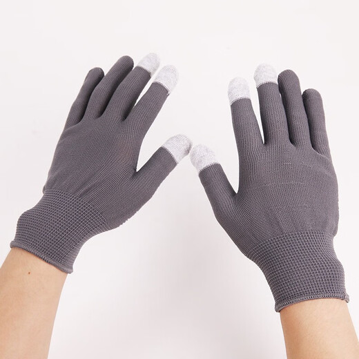 Fishing gloves, three-finger touch-screen wear-resistant gloves, outdoor moving goods for men, spring and autumn cycling, sports, women's sports touch-screen gloves - black - 1 pair No Specifications