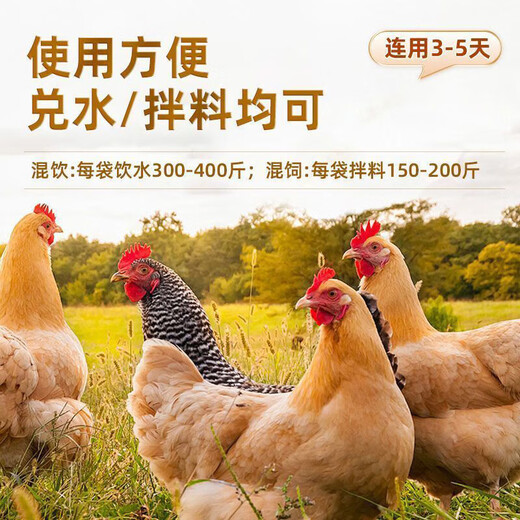 Adenomuscular stomach clearing, weight loss, dry eating, indigestion, slow growth of poultry feed additives 100g/bag 2 bags