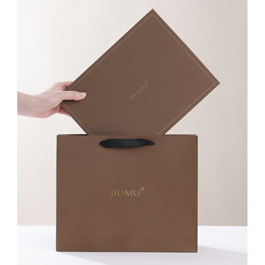 JIUMU men's scarf new autumn and winter versatile thickened warm scarf as a gift for boyfriend, coffee color