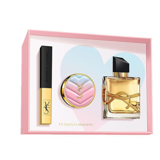 YS perfume and makeup three-piece high-end niche set for girlfriend and best friend on Valentine's Day 520 gift box practical package 2 (gift bag) 50g