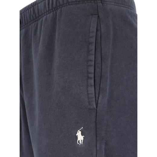 Polo Ralph Lauren Men's casual pants, comfortable and breathable cotton straight-leg home casual sweatpants, versatile and simple, black, one size fits all | S