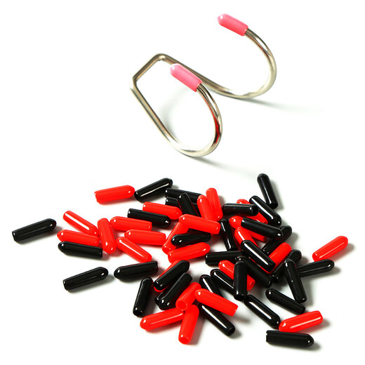 Factory batch protective cover rubber protective cap threaded protective cover wine pourer wine spout small black cap rubber sleeve wow red