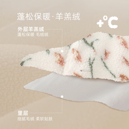 Guiqi Bear male and female baby lamb velvet warm jumpsuit for infants and young children to go out hooded clothing climbing clothes autumn and winter