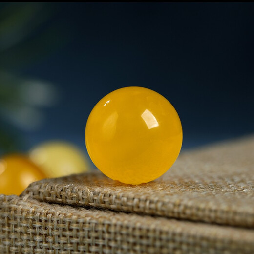 OUCERNY beeswax round beads old flower wax barrel beads oval old beeswax single beads natural beeswax tee accessories single diy A8357 (beeswax tee)