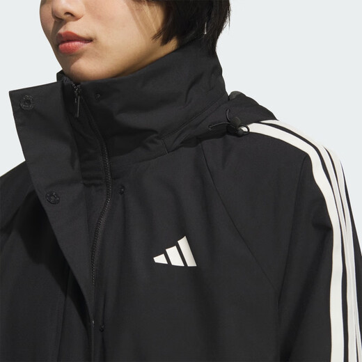 Adidas Women's Sports Style Series MS 3IN1 JKT Woven Jacket KB7591 Black L