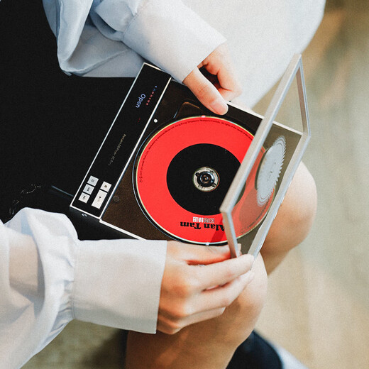 SHANLING EC Zero Portable CD Player Active Magnetic HiFi Walkman Bluetooth 5.3 CD Player Moonlight Silver Free MG20 Headphones with Order