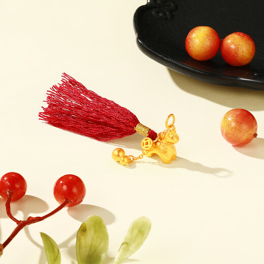 Chao Acer will make money immediately. Pure gold, ancient gold pendant, gourd coin, birthday gift price. Approximately 3.55g.