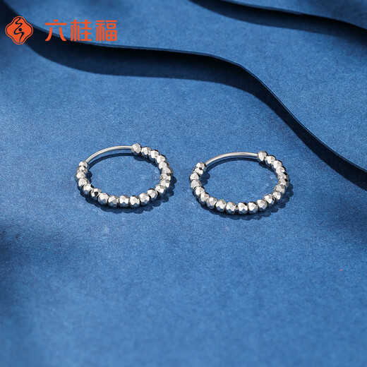 LIU GUI FU JEWELRY platinum earrings Meng Shining pt950 platinum earrings fashion earrings PT0200103 2.90g