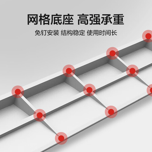 Huixiang step slope mat plastic model threshold curb roadside slope triangular step mat car climbing uphill mat 100*10*4cm black