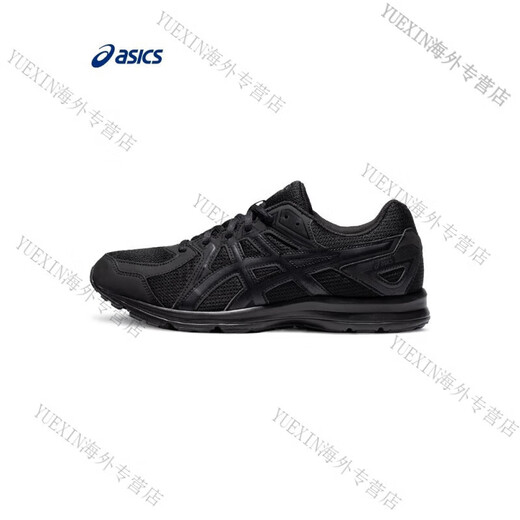 ASICS Comprehensive Training Shoes JOG 100 2 Men's and Women's Black Warrior Soft Elastic Comfortable Cushioning Training Shoes Black 38