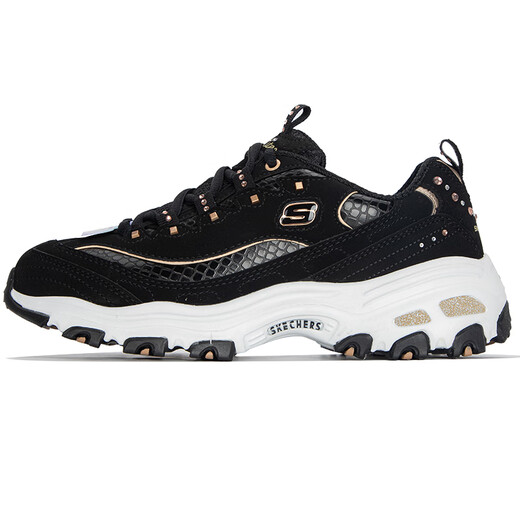 Chaussures féminines Skechers 2025 Au automne Nouvelles chaussures de sport légères et à la mode Chaussures de course basse top respirant et confortable chaussures décontractées Panda 11979-BKGD 35 220 mm