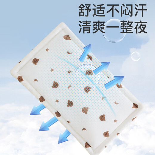 Duo Elf Baby Pillow Cloud Pillow 0 to 6 Months Flat Pillow Cover 1 Year Old Pure Cotton Newborn Baby Soothing Doudou Autumn and Winter 3 Cotton Yarn Beanie Velvet Flat Pillow Garden Bunny 30*50cm