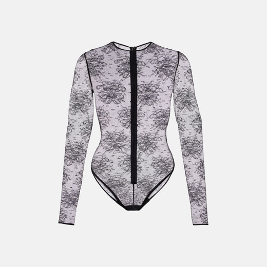 Dolce&Gabbana lace bodysuit P01083664 black 3XS CN 145/76